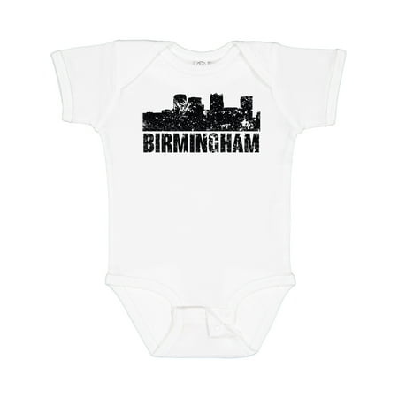 

Inktastic Birmingham Skyline Grunge Boys or Girls Baby Bodysuit