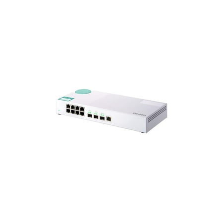 UPC: 0885022017973 | Qnap QSW-308-1C-US Cost-effective Entry-level 10 GbE Switch with 5-Speed 10GBASE-T / NBASE-T and Gigabit Ethernet