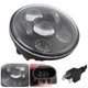 thumbnail image 5 of Faro de motocicleta Faro de motocicleta Luz delantera de motocicleta Faro LED Faro de motocicleta ReMotocicleta 5.75in 75W LED Faro 6500K High Birhgtness Motocicleta Faro apto para Jeep Wrangler LHCER None, 5 of 5