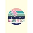 thumbnail image 3 of Miami, Florida, Beach, Contour (100% Cotton Canvas Reusable Tote Bag), 3 of 3