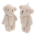 thumbnail image 3 of 2pcs Mini Plush Bear Stuffed Animals Tiny Soft Handmade Decor for Dollhouse Photography Adorable Lifelike Bear Ornaments, 3 of 4