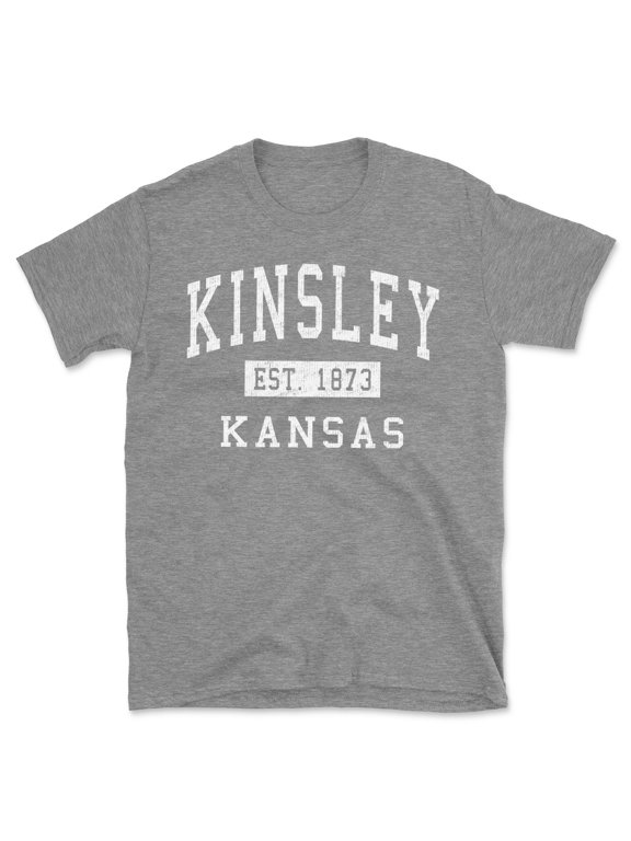 Kinsley Kansas Classic Established Men's Cotton T-Shirt