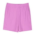 thumbnail image 4 of FAIWAD Toddler Baby Girls Boys Sweat Shorts Elastic High Waist Pocket Short Pants Unisex Summer Athletic Shorts, 4 of 6
