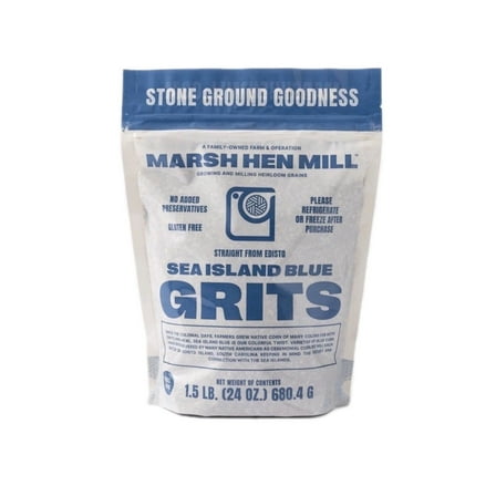Stone-Ground Grits Sea Island Blue Marsh Hen Mill