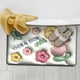 thumbnail image 3 of Manteles individuales de diatomeas suaves, tapete de expansión con diseño de flores pequeñas, visión 3D, para baño, inodoro, antideslizante, para césped líquido, 3 of 3
