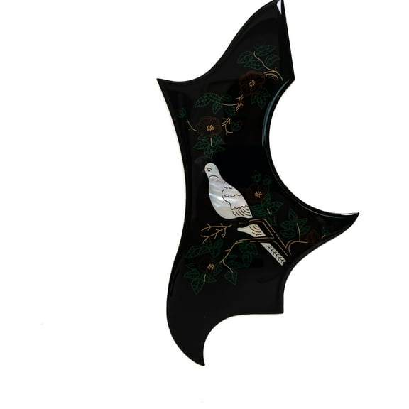 2mm Self-Adhesive Acoustic Guitar Pickguard – Dove Inlay for Gibson Style Guitars