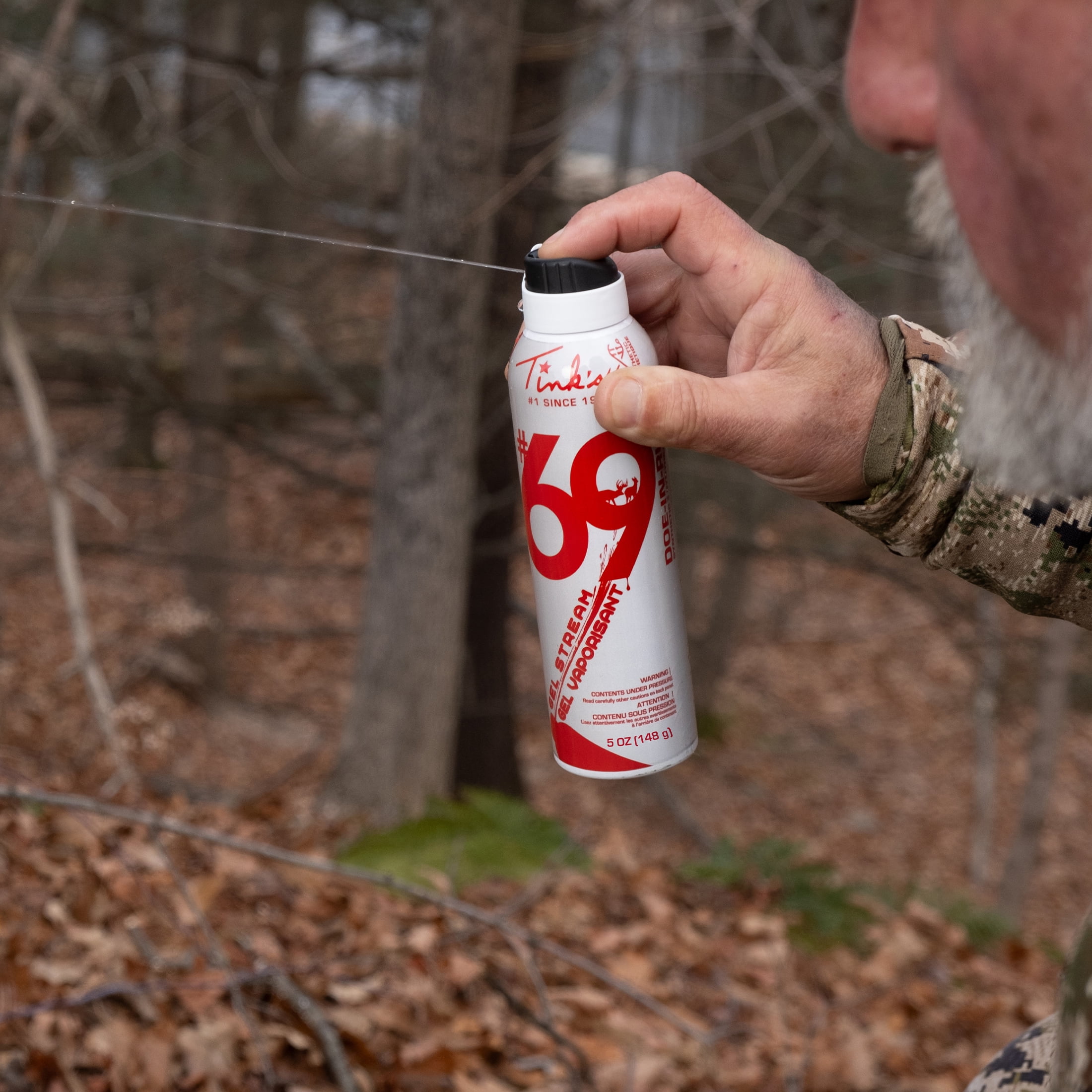 Tinks 69 Doe-In-Rut Hot Shot Gel Stream Synthetic Deer Lure