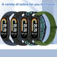 thumbnail image 3 of Elastic Band for Xiaomi Smart Band 10/9/8 for Women Men, Adjustable Replacement Wriststraps - Soft Nylon Lightweight Band, 3 of 8