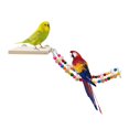 thumbnail image 6 of oshhnii Wooden Birdcage Stand Toys Bird Parrot Ladder Bridge for Budgerigar Parakeet Six section ladder, 6 of 9