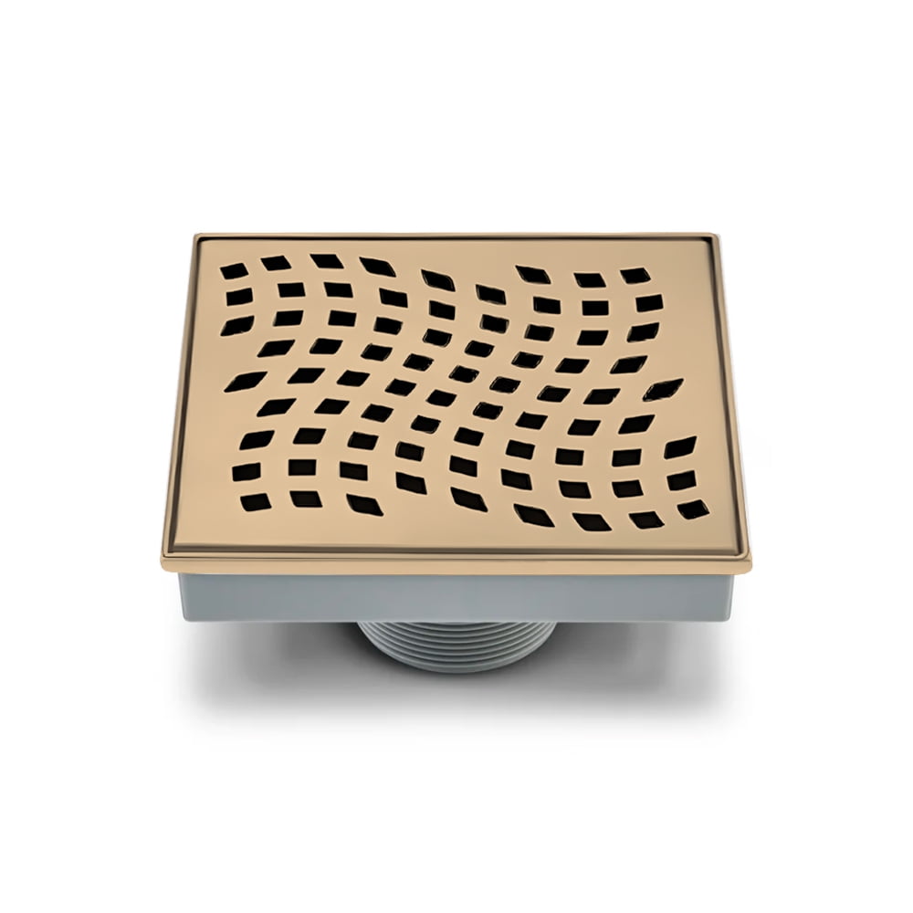 6" Center Grid Shower Drain