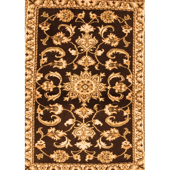 Ahgly Company Indoor Rectangle Persian Orange Traditional Area Rugs, 5' x 8'