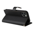thumbnail image 3 of FOXDOCK Funda tipo Cartera para iPhone 12 Pro – Cubierta de Cuero PU con Múltiples Ranuras, Bolsillo para Efectivo y Correa de Muñeca, 3 of 6