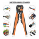 thumbnail image 5 of Pinza Pela Cables Automática Acsentron 8 Pulgadas 1547 Uso Rudo Alicate Pela Cables Automatico Color Naranja, 5 of 5