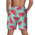 thumbnail image 4 of Goofa Watermelon Printed Men's Swim Trunks Board Shorts Quick Dry Mens Swimming Trunks with Compression Liner,Breathable Fit Hawaii Beach Shorts-3X-Large, 4 of 9