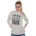 thumbnail image 4 of I Like Them Thick Fat Tires Cyclist Long Sleeve TShirt Men Women Brisco Brands M, 4 of 6