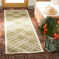 SAFAVIEH Courtyard Jasper Geometric Bordered Indoor/Outdoor Area Rug, 8 ...