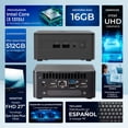 thumbnail image 2 of Computadora Escritorio Mini PC ASUS NUC 13 PRO Intel Core i3 1315U 16GB DDR4 SSD 512GB Monitor 27 1ms 120Hz Teclado Mouse Inalambrico W11H-T WiFi 6E BT 5.3 Oficina, estudio y hogar, 2 of 6
