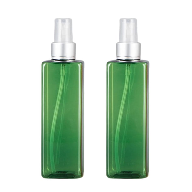 Paquete de 2 de Zulema para después del afeitado 250 ml Contenedor de pulverizador de peluquería Verde Botella de spray de maquillaje vacía