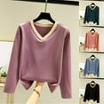thumbnail image 2 of ShiShine V Neck Thermal Plush Lined Underwear Top for Women Long Sleeve Layer Undershirts for Cold Weather, 2 of 6
