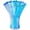 Gradient Blue, variant on 100 Pieces Disposable Plastic Round Top Crystal Swizzle Sticks (MultiColor)