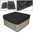 thumbnail image 3 of Outdoor Pool for Hot Tub Cover Protector Resistant Dust-Proof Waterproof Black, 3 of 10