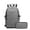 Gray, variant on Varietyathletics 19" Laptop Backpack and Organizer Case Set USB Headset Port Anti-Theft Waterproof Travel Work School College