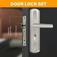 thumbnail image 6 of Stainless Steel Interior Door Lock Replacement Security Door Lever Handle Lock, 6 of 16