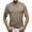 Khaki, variant on WAENQINLA Mens Henley Shirt Summer Casual Short Sleeve Basic T Shirt with 3 Button Lightweight Crewneck Casual Tee Tops