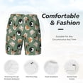 thumbnail image 5 of Lsque Mens Swim Trunks Animal Heads Pattern - Bathing Suit Compression Liner - Beach Swim Shorts Swimwear - (S-3XL) - Stretch Quick Dry -X-Large, 5 of 9