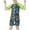 Green, variant on Odeerbi 3-11 Years Kids Boys Girls One Piece Athletic Training Swimsuit Summer Beach Surfing Swimsuit Cute Beachwear Sunscreen Short Sleeve Rash Guard Swim Jumpsuit