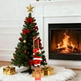 thumbnail image 5 of Christmas Ladder Climbing Santas – Cute Fireplace Decor, Santa Claus with Music and Lights, Ideal for Festive Mood, 66x19cm, Perfect Holiday Decoration for Home and Office, 5 of 5