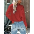 thumbnail image 4 of Sherrylily Women Long Sleeve Crop T-Shirts Casual Drop Shoulder Tops Fashion Tees S-2XL, 4 of 4