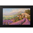 thumbnail image 2 of Obuchovsky, Yury 18x12 Black Modern Framed Museum Art Print Titled - Provence-Lavender Fields, 2 of 5