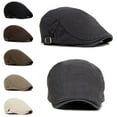 thumbnail image 1 of harmtty Men's Retro Casual Ivy Hat Summer Winter Golf Newsboy Driving Cabbie Flat Cap,Coffee, 1 of 8