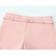 thumbnail image 4 of HH TRAF Mujeres Chic Cintura Alta Bolsillos Cinturón Decoración Mini Pantalones Cortos Verano Mujer Moda Color Sólido Cremallera Lateral Pantalones Cortos Delgados Mujer, 4 of 4