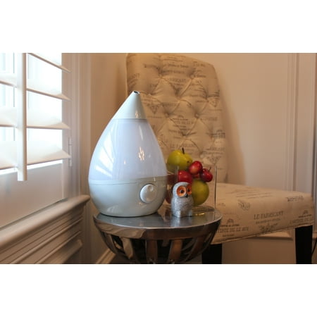 CRANE - 1 Gal. Drop Ultrasonic Cool Mist Humidifier - Grey