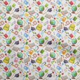 thumbnail image 1 of oneOone Cotton Poplin Medium Blue Fabric Kids Fabric For Sewing Printed Craft Fabric By The Yard 56 Inch Wide, 1 of 4