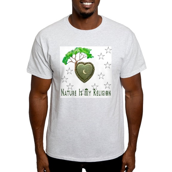 CafePress - Nature Is My Religion Light T Shirt - Men's Classic Graphic T-Shirt