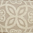 thumbnail image 3 of Better Trends Chenille Comforter Set King Size 3 Piece 100% Cotton Soft & Cozy All Season Bedding Eden Collection - Linen/Ivory, 3 of 4