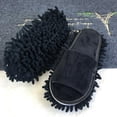 thumbnail image 6 of 1 Pair Microfiber Cleaning Slippers, Washable Chenille Floor Mop Shoes for Women, Men, 6 of 10