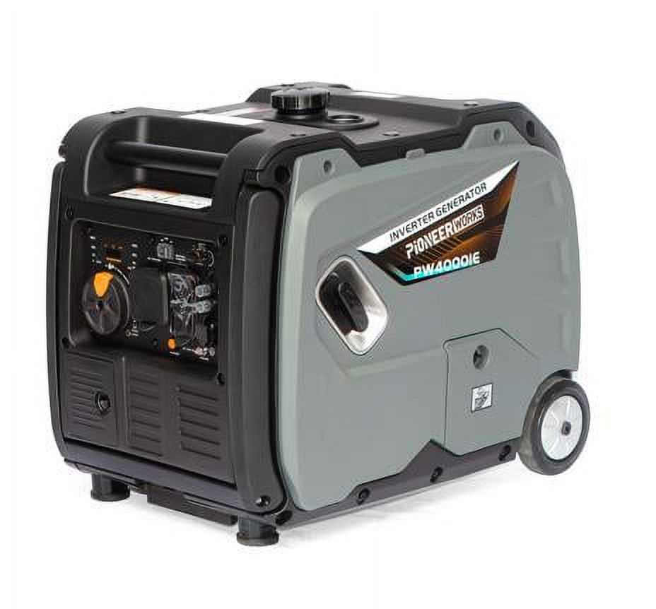 Generator for Camping, 4000 Watt Inverter Generator Portable Outdoor RV Generator Super Quiet Generator with CO Sensor