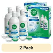 (2 pack) Opti-Free Puremoist Multi-purpose Contact Lens Solution, Twin Pack