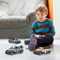 thumbnail image 5 of 1:64 Scale Mini Alloy Truck RC Car with LED Lights, 2.4Ghz Remote and App Control Toy Car, 3-Speed Adjustment Pocket Toy Car,Christmas Gifts for Grandkids(Light Blue#A), 5 of 7