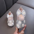 thumbnail image 2 of Zapatos de Baile de Niñas Verano Casual Strass Perla Rendimiento Lentejuelas Princesa Correa de Tobillo Sandalias, 2 of 9