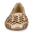 thumbnail image 6 of Journee Womens Ekko Slip On Round Toe Flat Sandals, Widths Available, 6 of 9