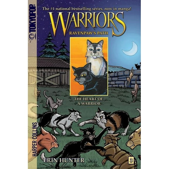 Warriors Manga Warriors Manga: Ravenpaw's Path #3: The Heart of a Warrior, (Paperback)