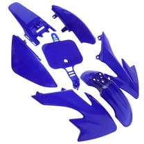 Motorcycle  Body Work Fairing Set Compatible for CRF XR CRF50 110cc 125CC Dirt Bike , Blue, 400x320x80mm