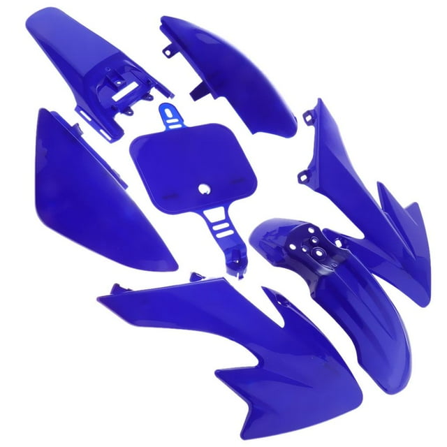 koolsoo Fairing Set Plastic Cowl Bodywork Fit for XR50 CRF50 SSR Blue