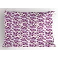 thumbnail image 1 of Orchids Pillow Sham, Soft Toned Flowers Gardening Plants Harvest Wedding Field Valentines Motif, Decorative Standard King Size Printed Pillowcase, 36 X 20 Inches, Lilac Violet White, by Ambesonne, 1 of 2
