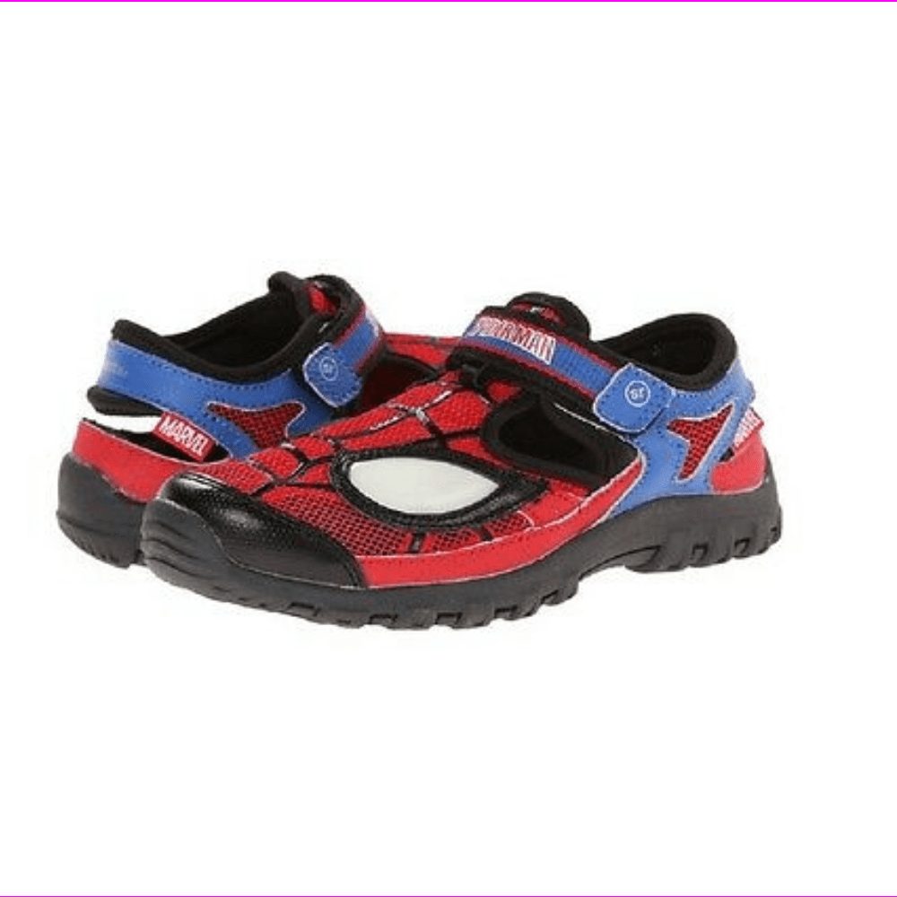 stride rite spider man light up shoes